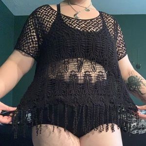 crochet cropped top